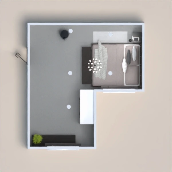 floor plans 卧室 3d