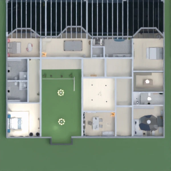 floor plans möbel badezimmer garage haus landschaft 3d