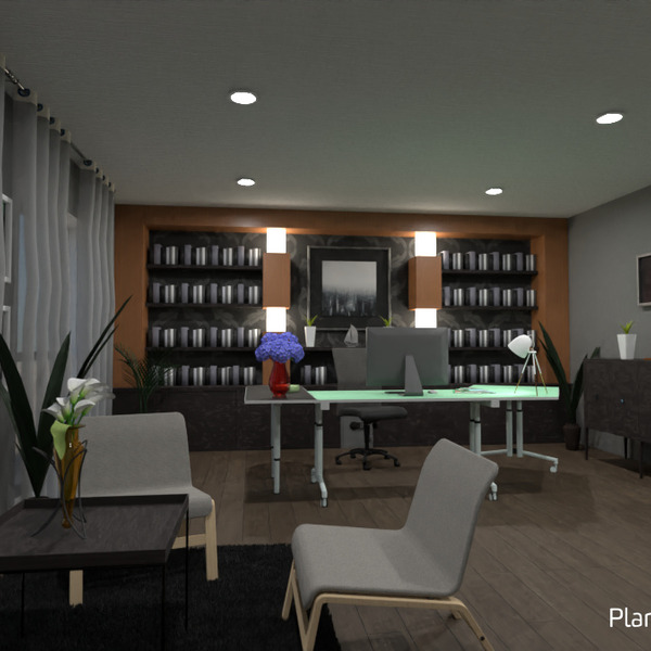 floor plans decor office lighting storage 3d