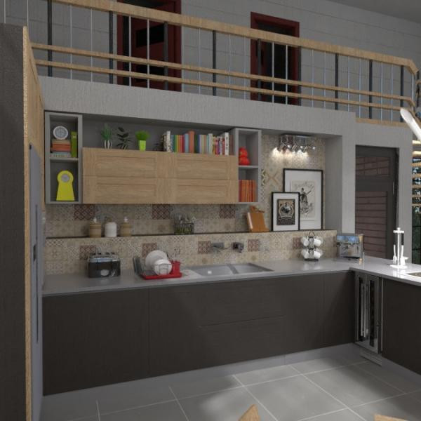floor plans namas vonia miegamasis svetainė virtuvė 3d