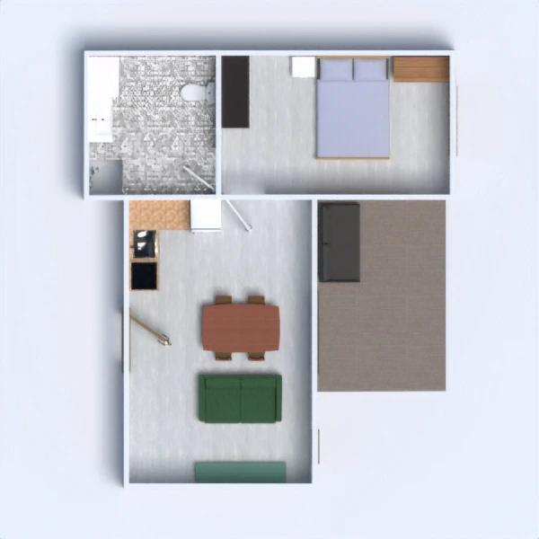 floor plans appartement salle de bains salon cuisine 3d