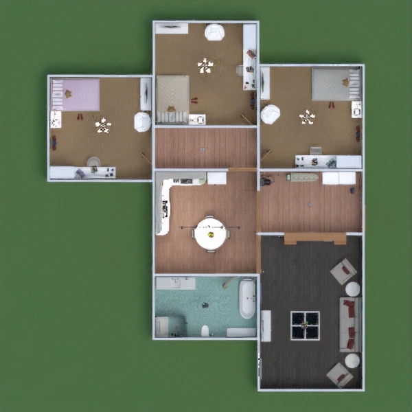 floor plans 公寓 3d