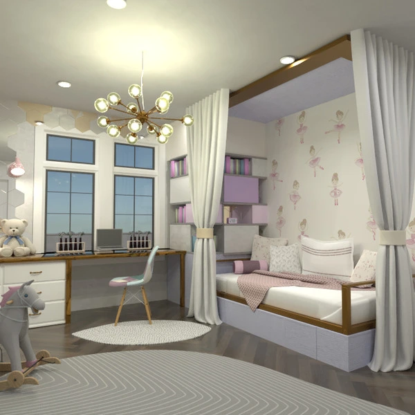 floor plans 公寓 家具 装饰 卧室 照明 3d