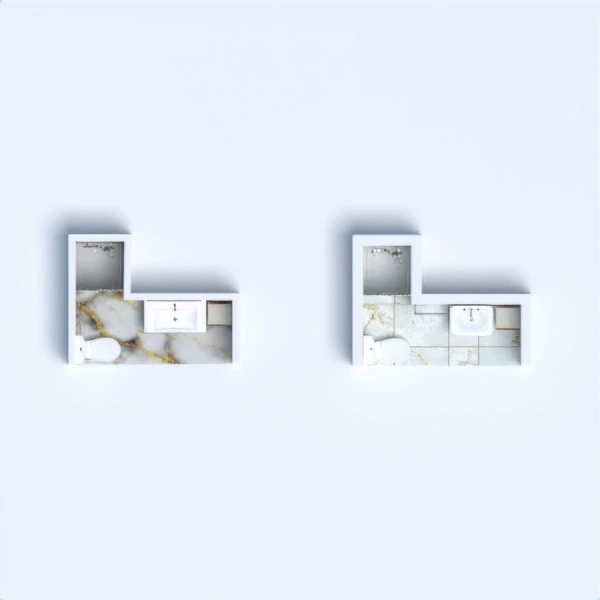 floor plans łazienka 3d
