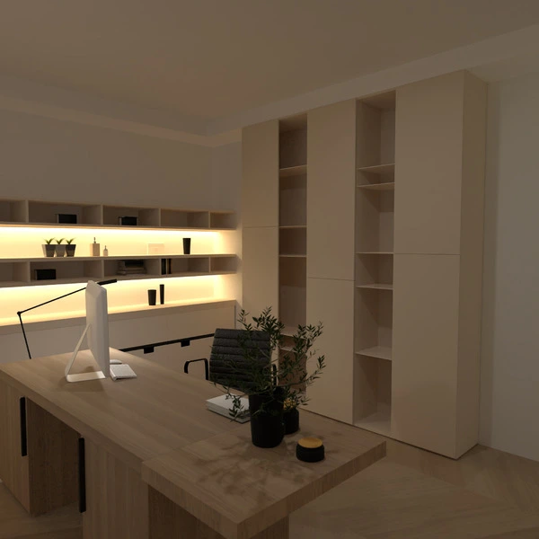 floor plans apartamento muebles despacho estudio 3d