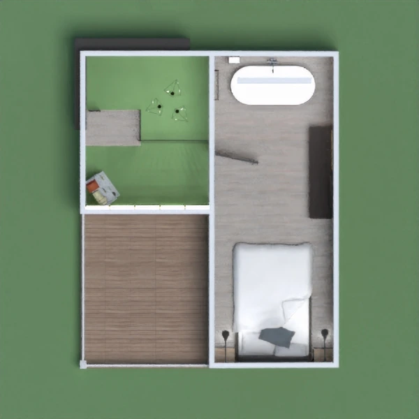 floor plans quarto utensílios domésticos 3d
