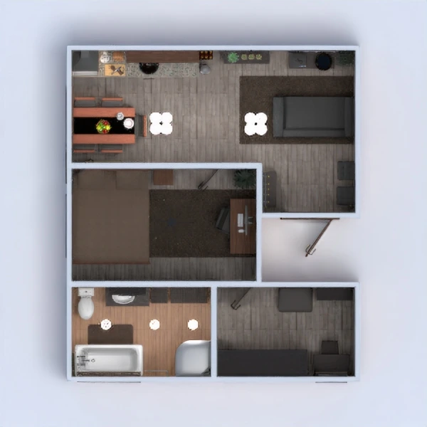 New project: One bedroom flat #2859244 by Ailyn Cwalinski