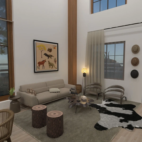 floor plans casa muebles decoración iluminación paisaje 3d