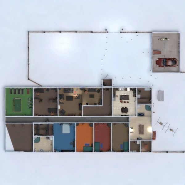 floor plans casa cuarto de baño dormitorio salón garaje cocina despacho hogar 3d