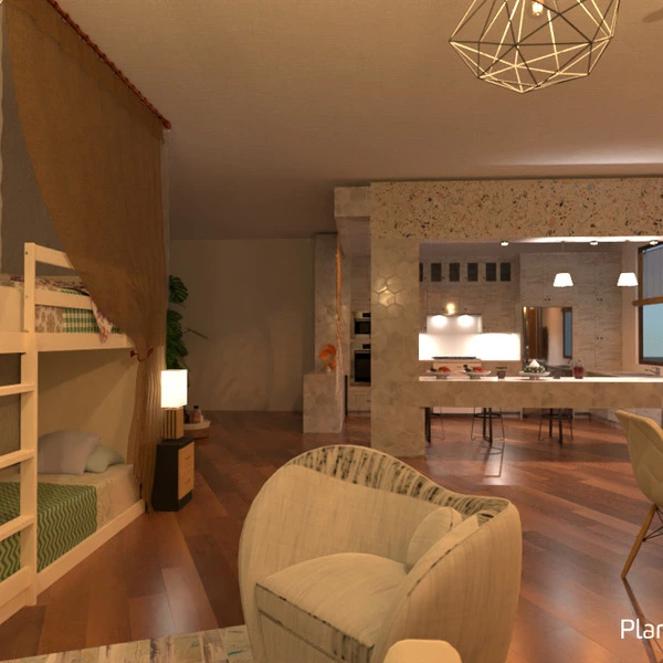 floor plans namas miegamasis virtuvė namų apyvoka 3d