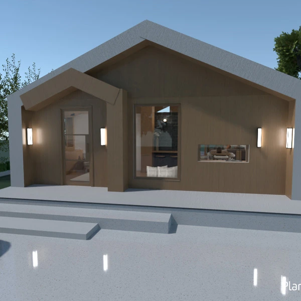 floor plans dom pokój dzienny kuchnia na zewnątrz gospodarstwo domowe 3d