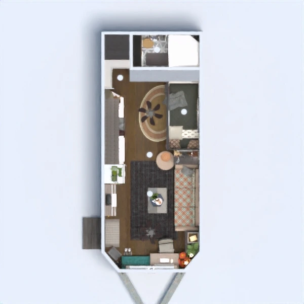 floor plans salle de bains café bureau cuisine entrée 3d