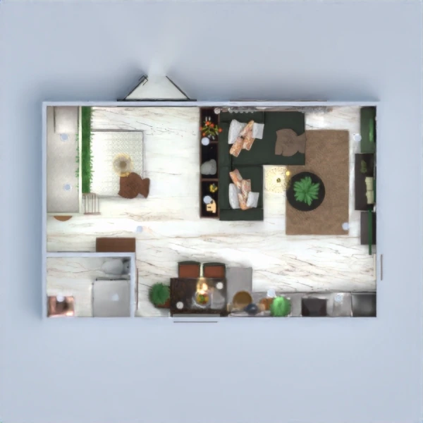 floor plans apartamento casa cuarto de baño salón cocina 3d
