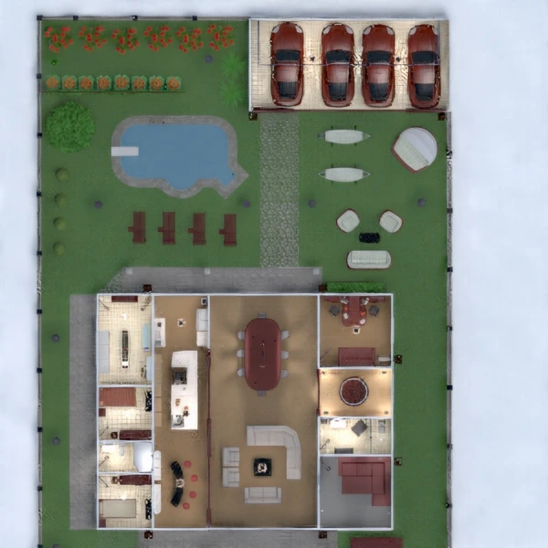 Casa 4 suítes c/ dependência de empregada #2850340 by Jordanne Henrique