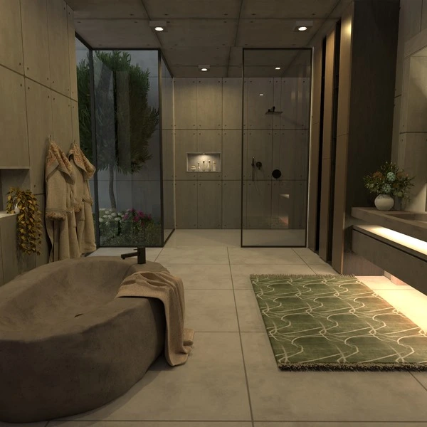 floor plans apartamento muebles decoración cuarto de baño iluminación 3d