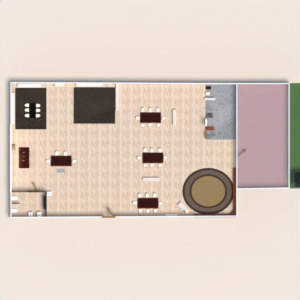 floor plans chambre d'enfant 3d