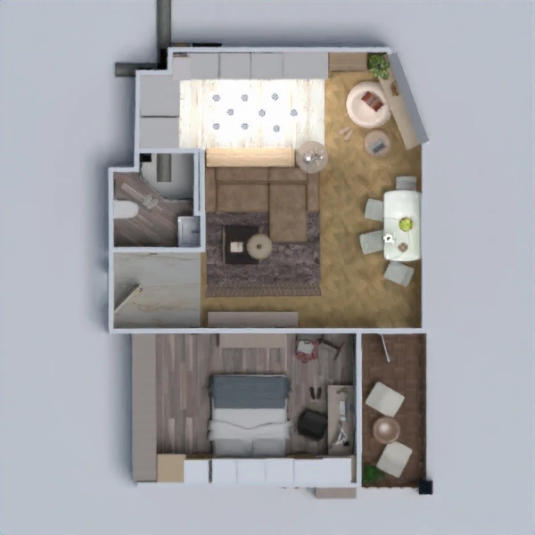 floor plans appartamento angolo fai-da-te 3d