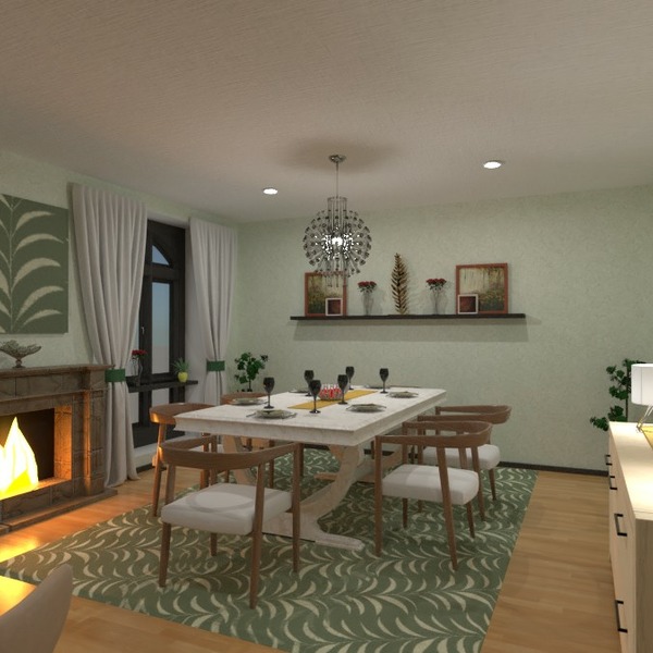 floor plans decor dining room 3d