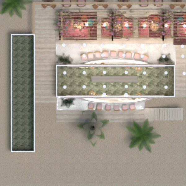 floor plans varanda inferior área externa cafeterias arquitetura 3d