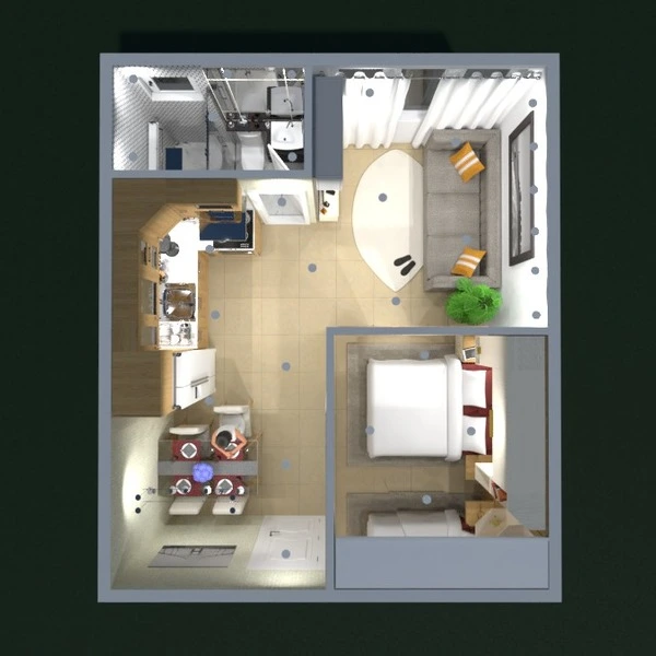 floor plans appartamento decorazioni angolo fai-da-te 3d