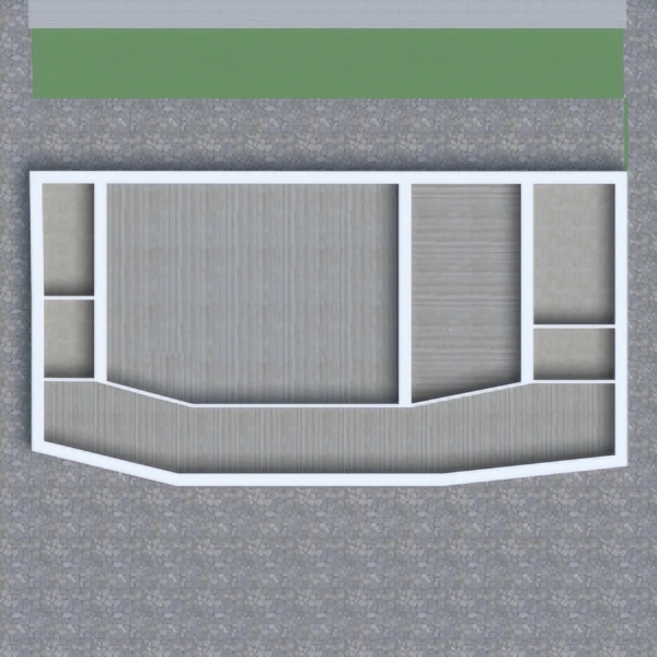 floor plans casa varanda inferior mobílias decoração área externa 3d