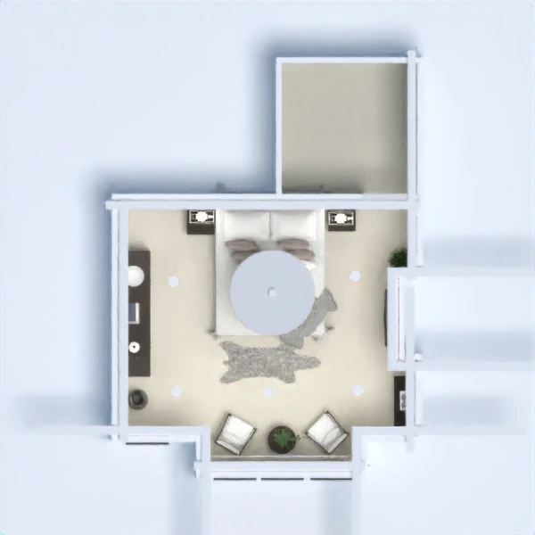 floor plans 公寓 装饰 卧室 3d