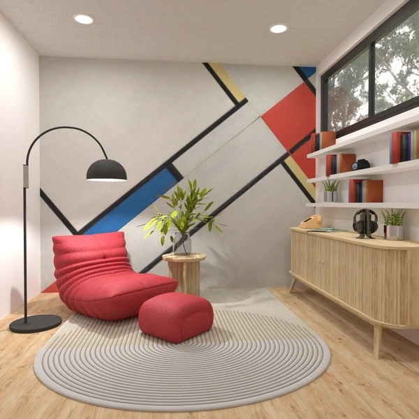 floor plans mobílias quarto 3d