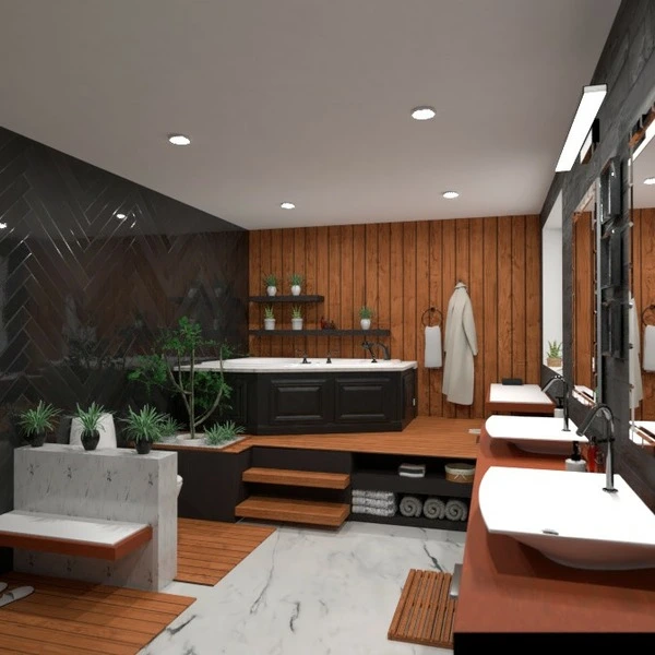 floor plans 浴室 储物室 3d