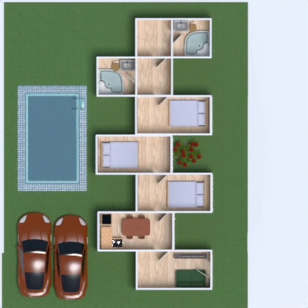 floor plans appartement 3d