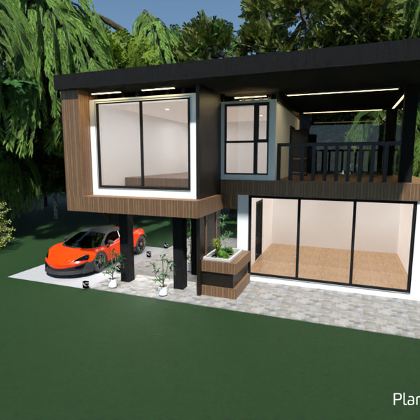 floor plans casa varanda inferior decoração faça você mesmo paisagismo 3d