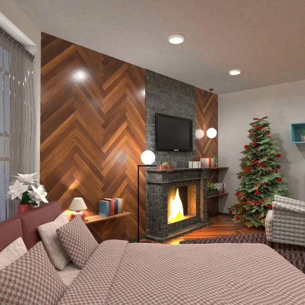 floor plans appartement meubles décoration chambre à coucher eclairage 3d