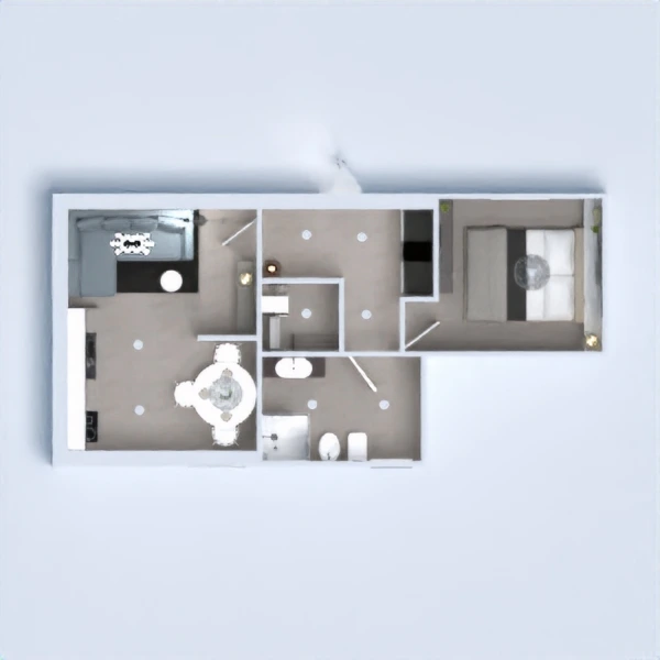 floor plans mieszkanie 3d