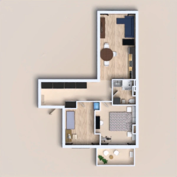 floor plans apartamento 3d