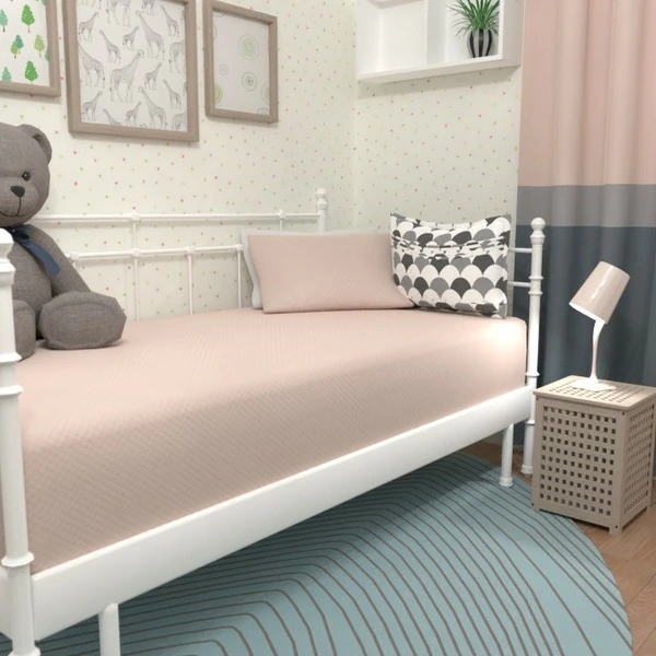 floor plans baldai dekoras miegamasis vaikų kambarys 3d