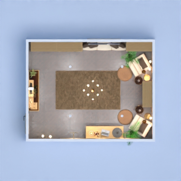 floor plans vonia vaikų kambarys prieškambaris biuras dekoras 3d