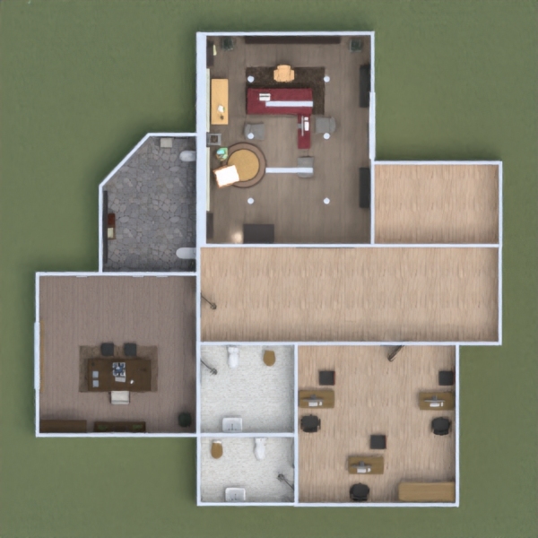 floor plans łazienka biuro architektura 3d