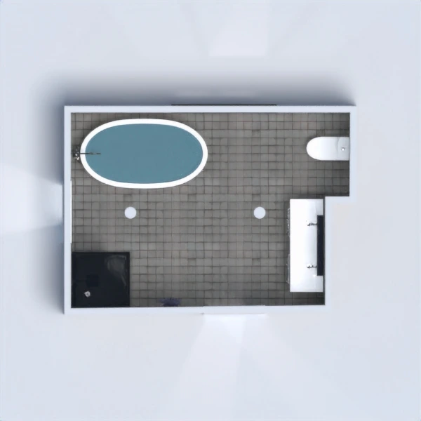 floor plans salle de bains rénovation 3d