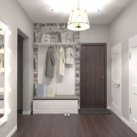 floor plans apartment house furniture decor storage entryway 3d