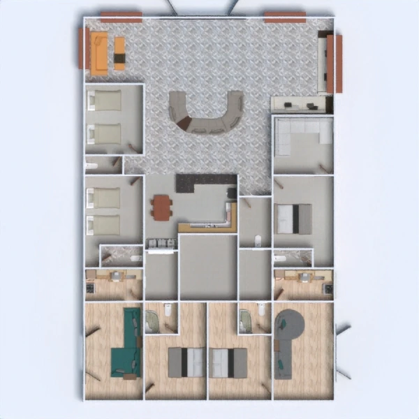 floor plans jadalnia 3d