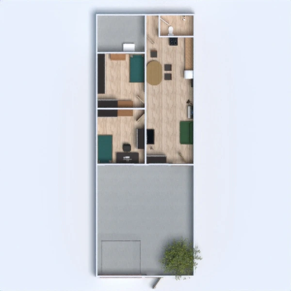 floor plans mieszkanie 3d