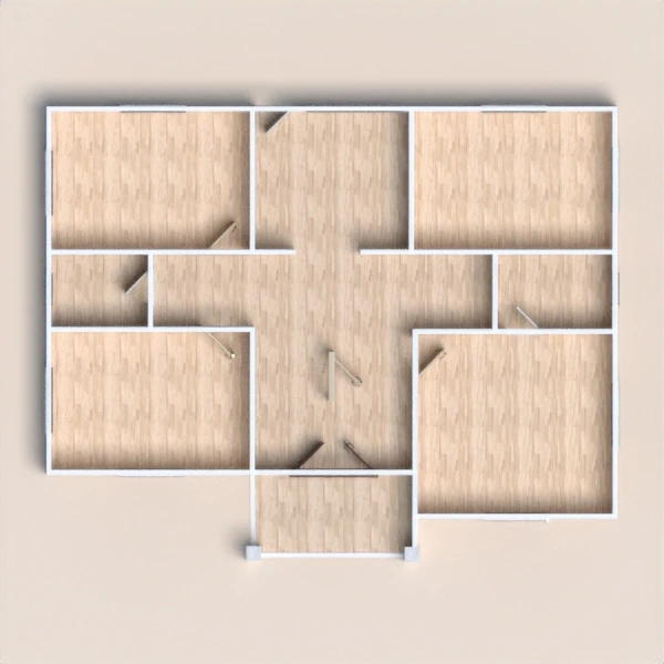 floor plans vonia miegamasis svetainė virtuvė prieškambaris 3d