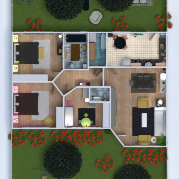 60,67 m2 copy redecorated #2855028 by No name