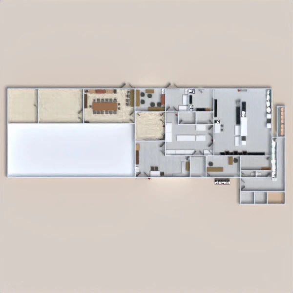 floor plans 厨房 3d