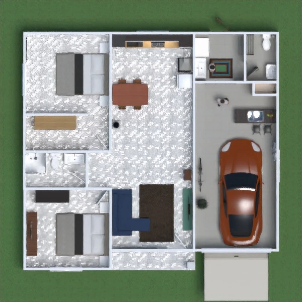 floor plans utensílios domésticos 3d