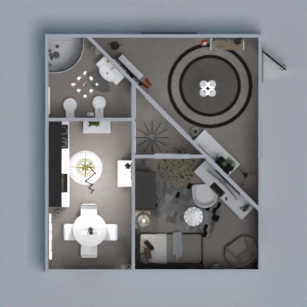 floor plans mieszkanie 3d