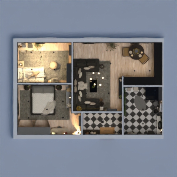 floor plans diy 客厅 结构 3d