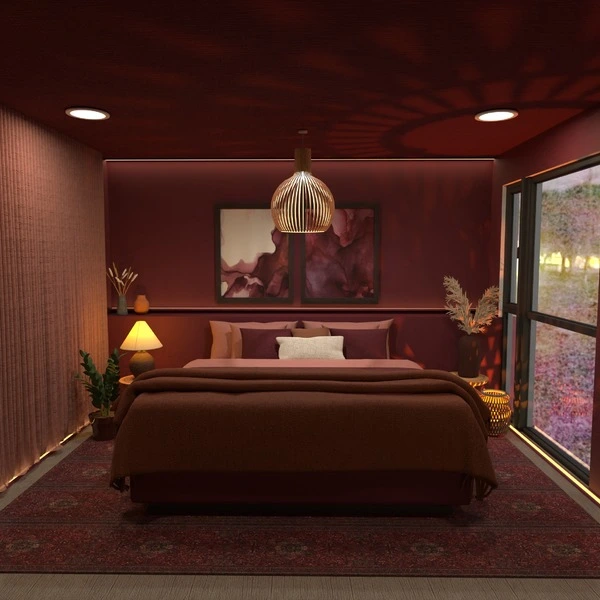 floor plans decoração quarto iluminação 3d