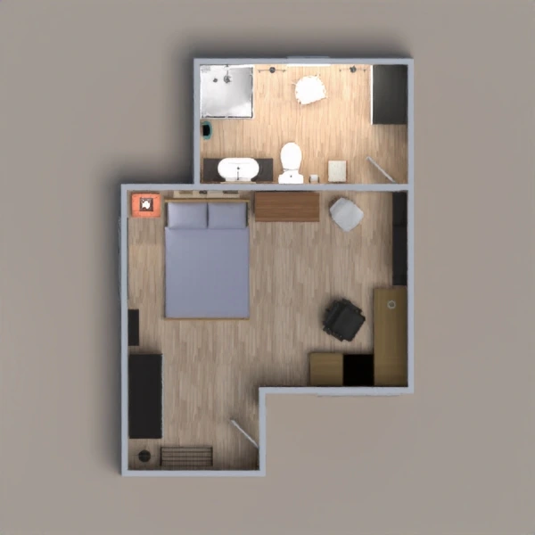 floor plans chambre à coucher 3d
