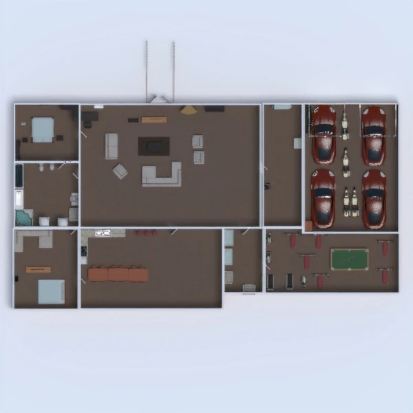 floor plans house kitchen cafe 3d