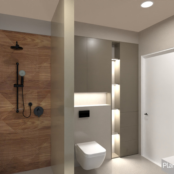 floor plans 公寓 浴室 照明 3d